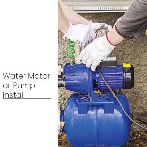 Water Motor or Pump Repair